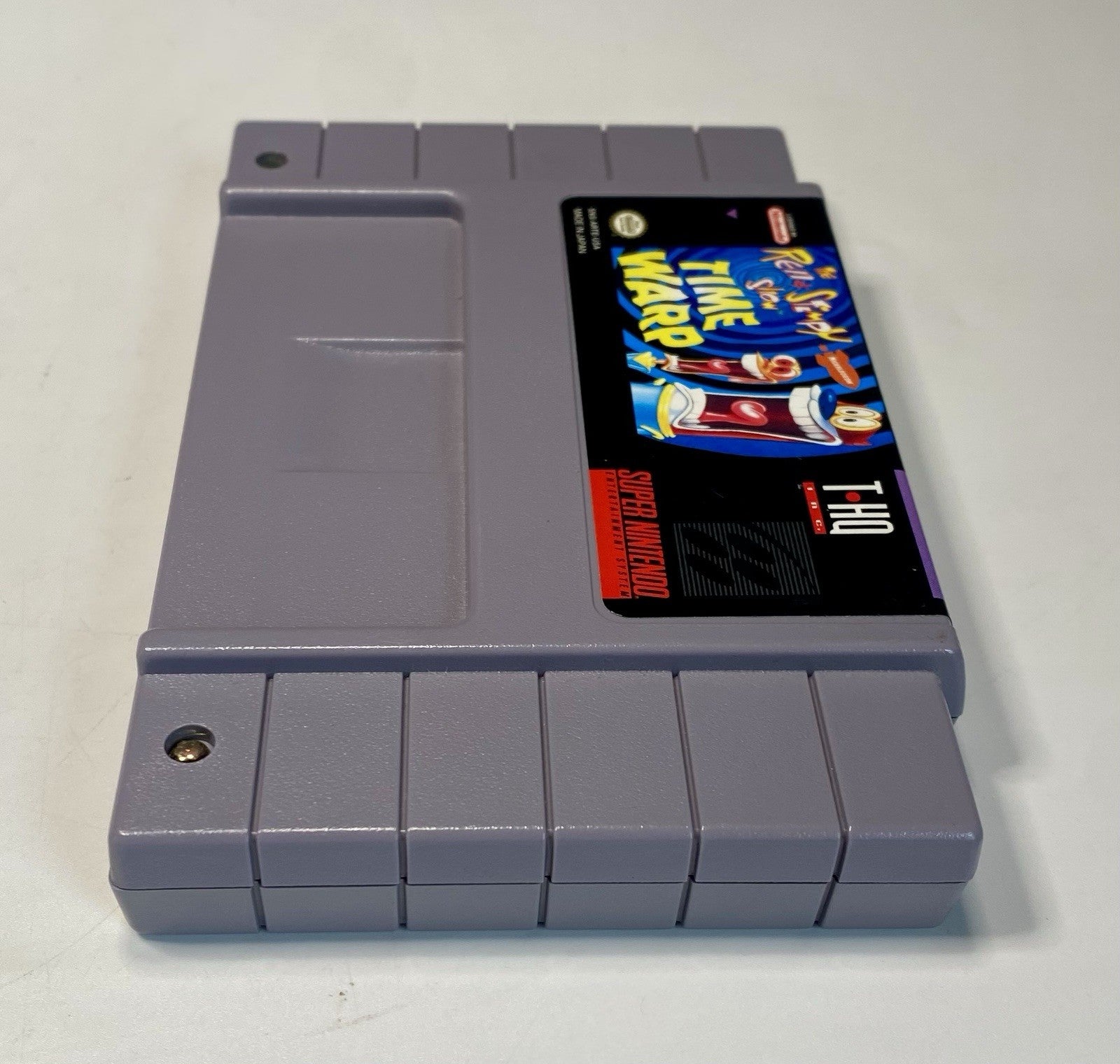 The Ren & Stimpy Show: Time Warp (Super Nintendo SNES, 1994) Tested Working