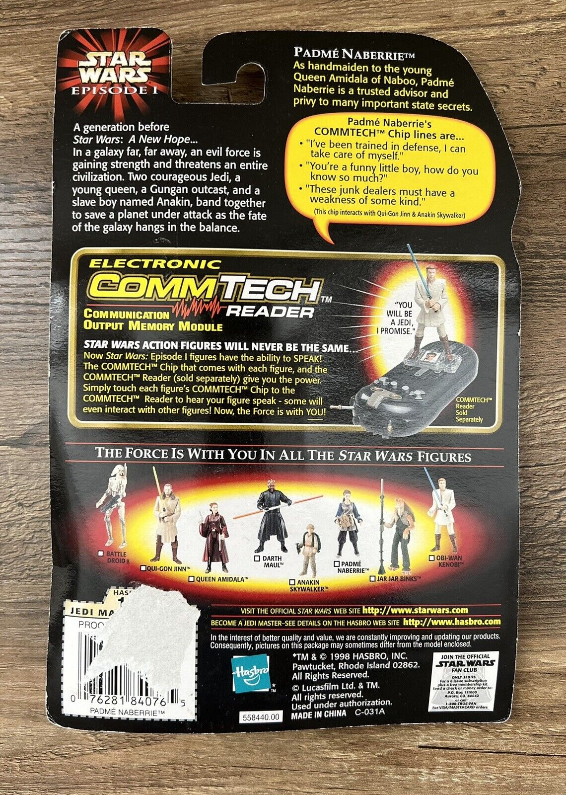 Star Wars Episode 1 Electronic COMMTECH READER Device 1999 With 5 Figures Sealed