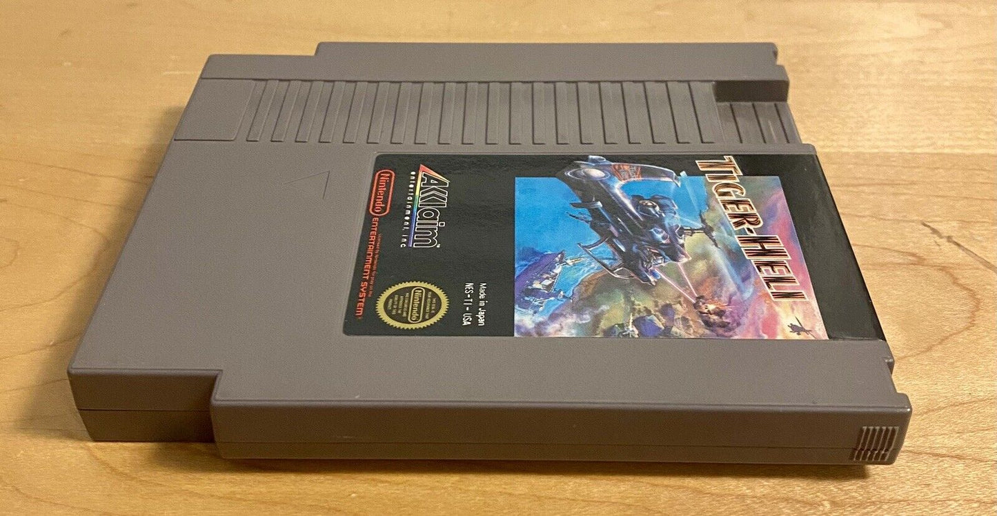 Tiger-Heli (Nintendo Entertainment System NES, 1987) Authentic, Cleaned & Tested