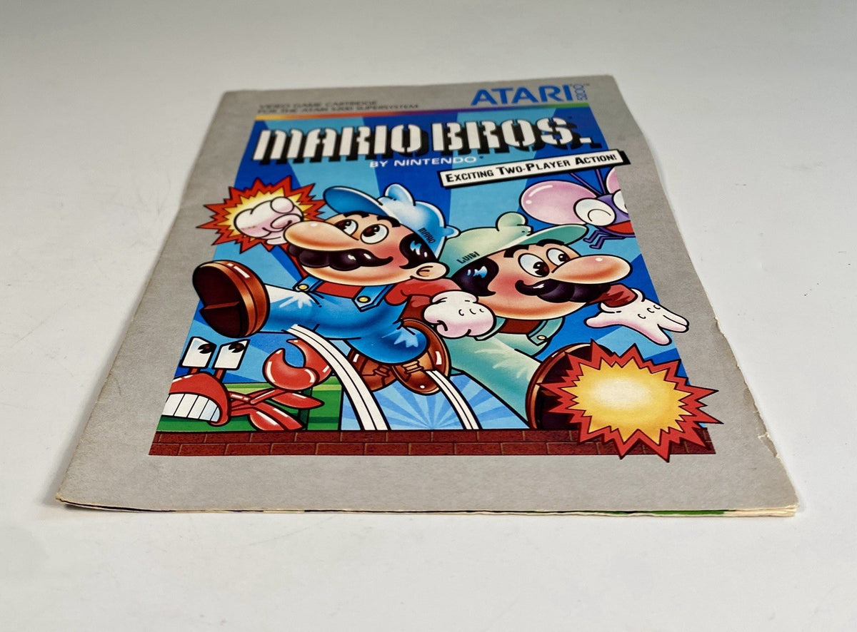 Mario Bros. (Atari 5200, 1983) Nintendo Cartridge And Manual, Tested & Works!