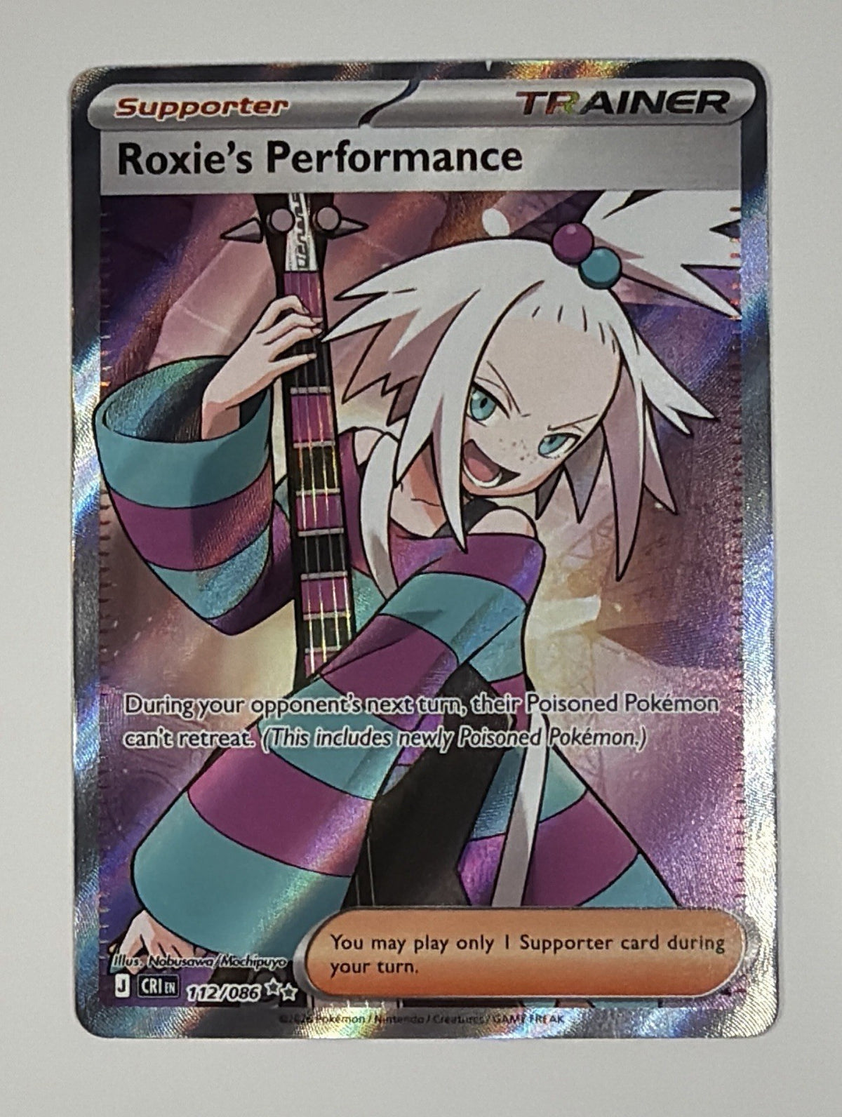 Roxie's Performance Chaos Rising #112 Holo Pokemon TCG LP Lightly Played