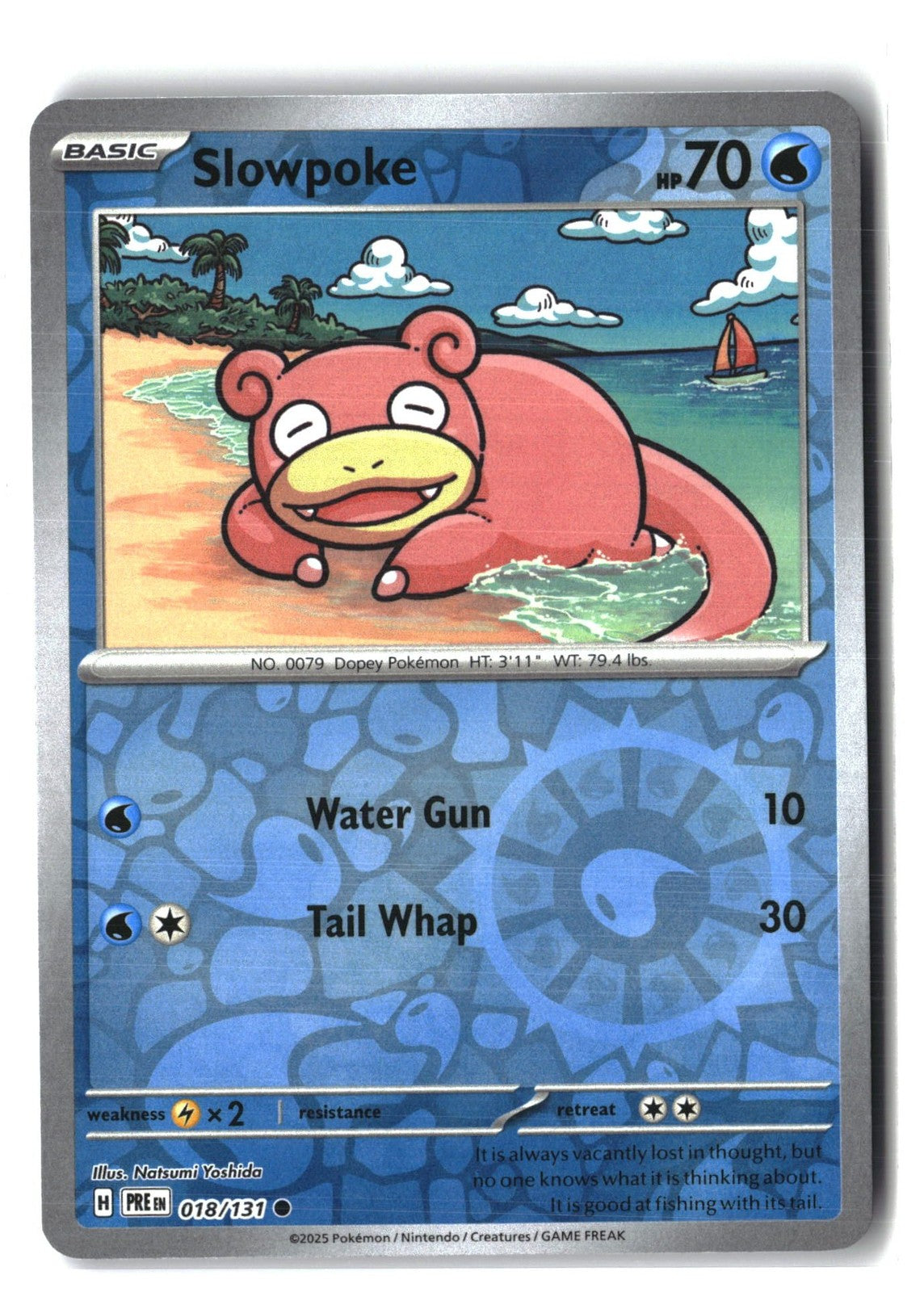 Slowpoke Reverse Holofoil NM (SV: Prismatic Evolutions 018/131)