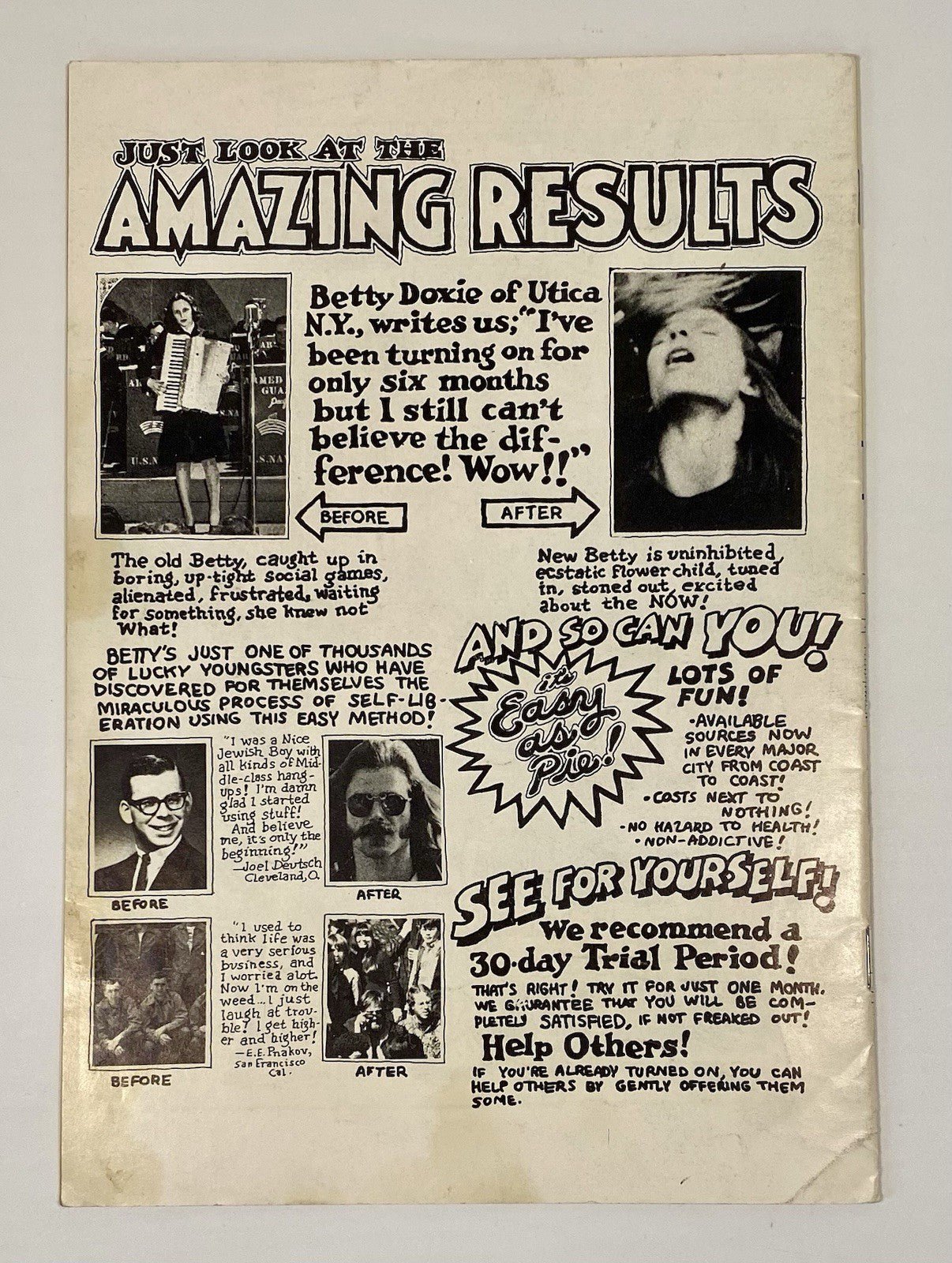 ZAP COMIX No. 1 One Apex Novelties 7th Print R Crumb robert 196