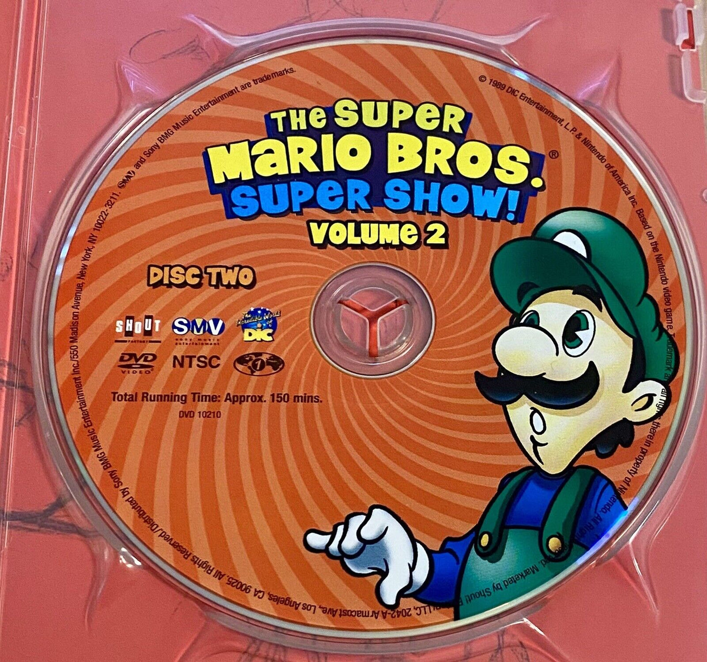 Nintendo The Super Mario Bros. Super Show! DVD Volume 2 Disc 2, Tested & Works