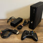 Microsoft Xbox 360 Console Slim Black W/ Box, Controller & Cords Tested & Works!