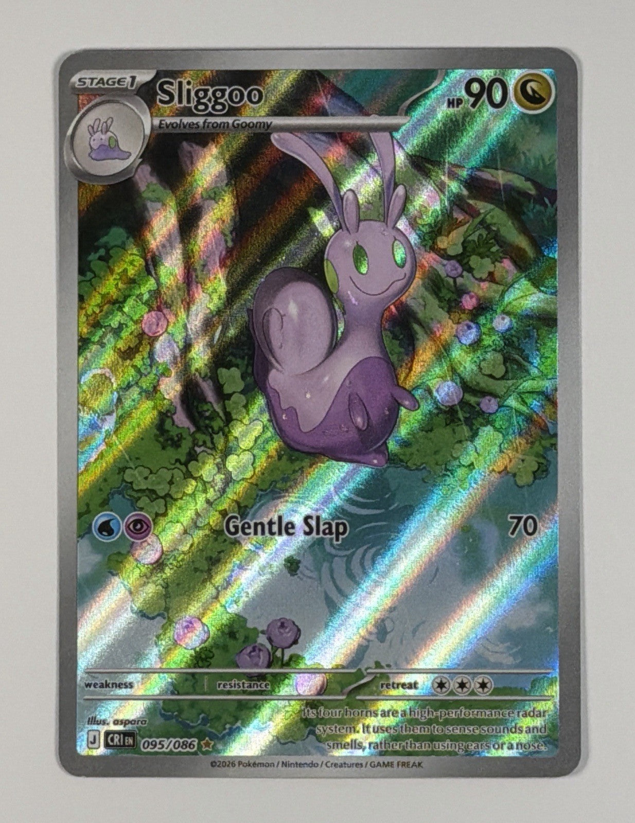 Sliggoo 95/86 Illustration Rare Holo - Pokemon TCG - Chaos Rising NM Near Mint