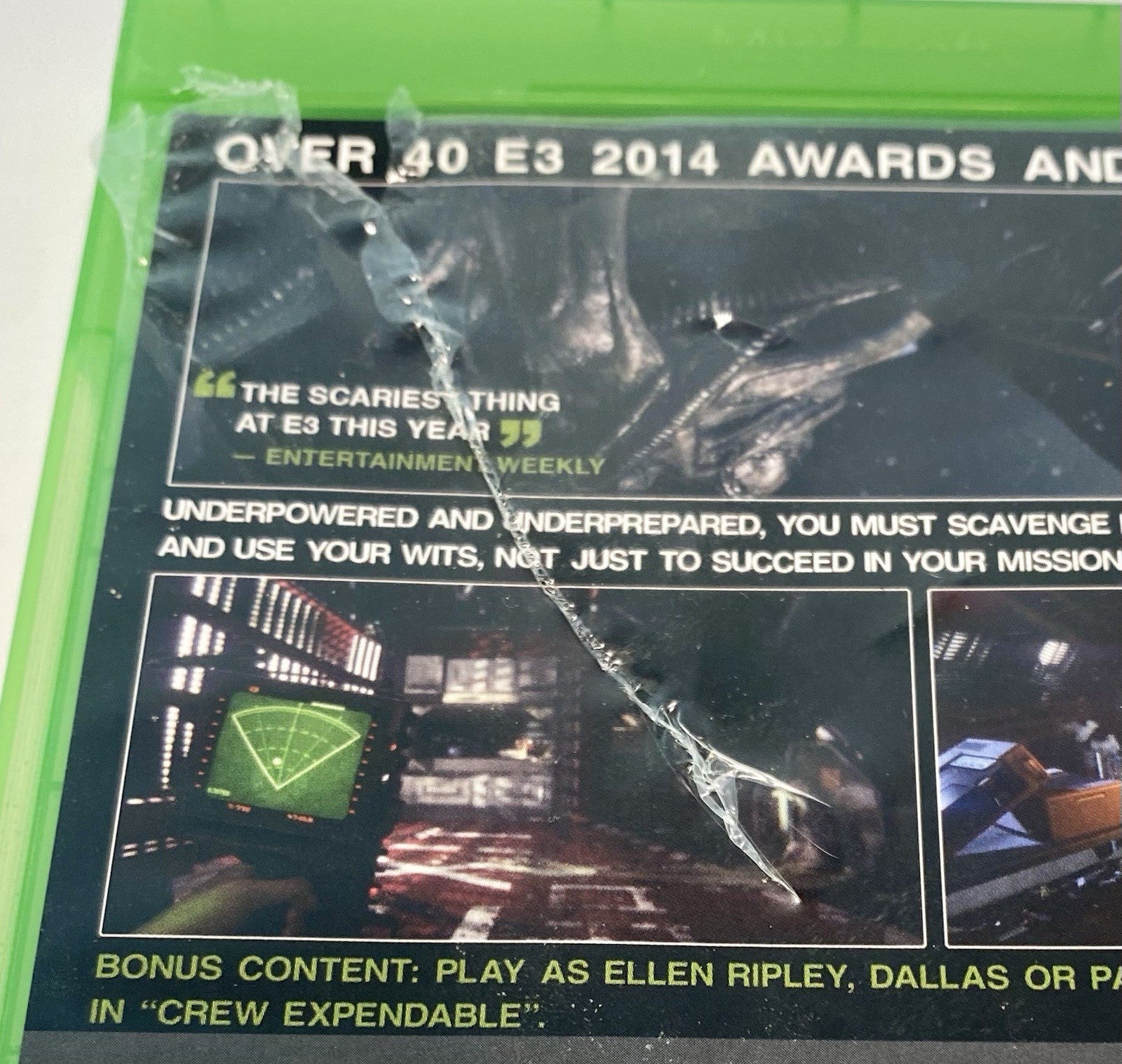 Alien: Isolation (Microsoft Xbox One, 2014) Complete CIB W/ Inserts