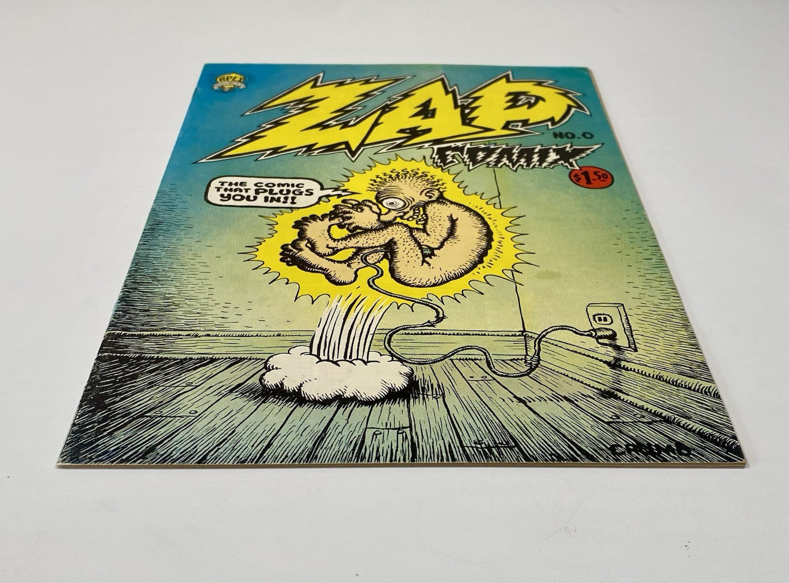 ZAP COMIX No. #0 8th PRINTING - ROBERT CRUMB - APEX NOVELTY COMPANY