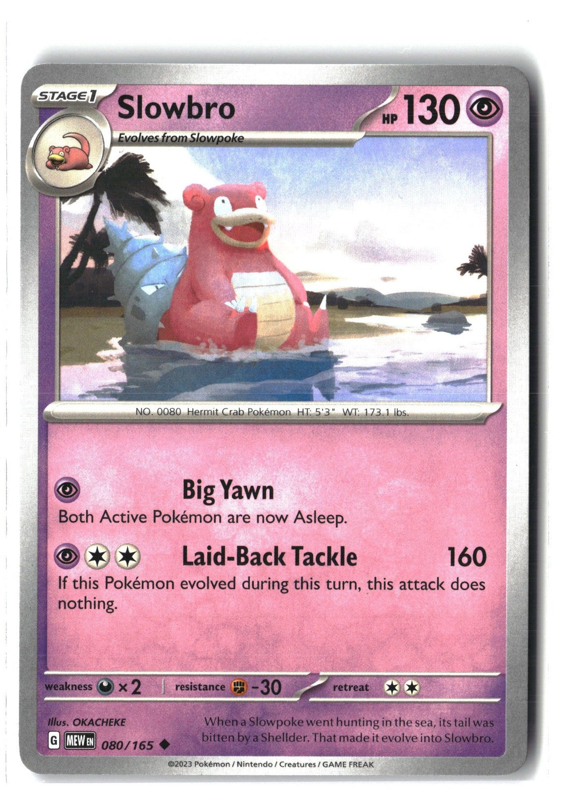 Slowbro (SV: Scarlet & Violet 151 080/165) NM