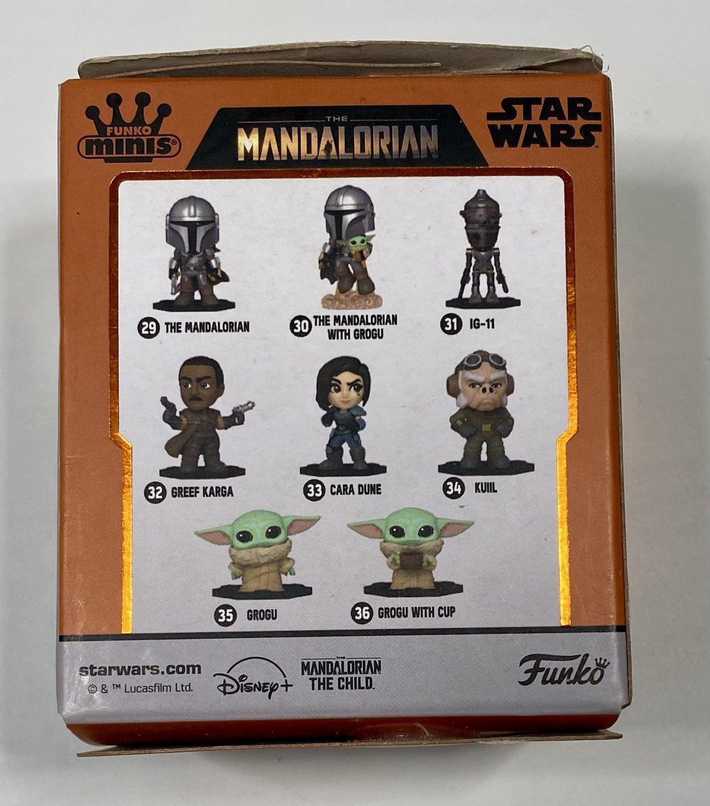 Star Wars Funko Pop The Mandalorian With Grogu Mystery Minis Mando #30 Brand New