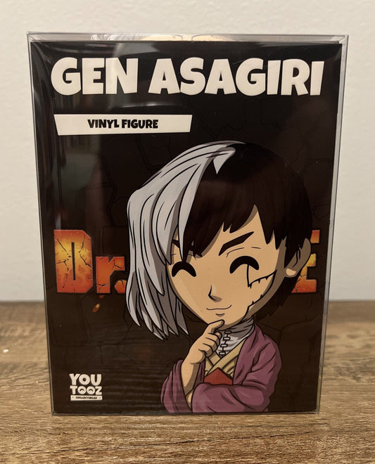 Gen Asagiri 4.5 Inch Vinyl Figure Dr.Stone Youtooz, In Factory Plastic Protector