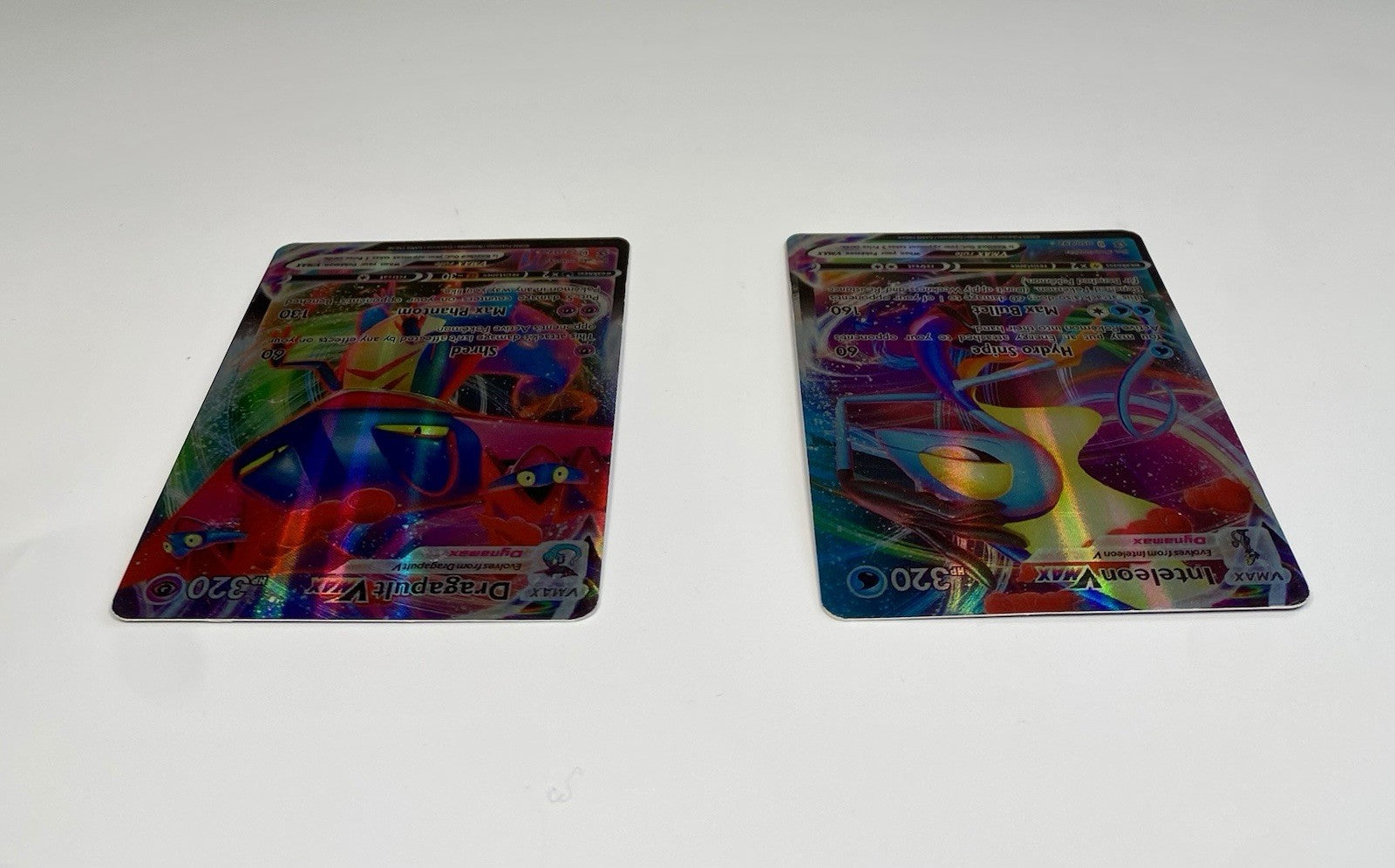 Pokémon Rebel Clash VMAX Lot Cinderace 194/192 Inteleon 50/192 Dragapult 93/192