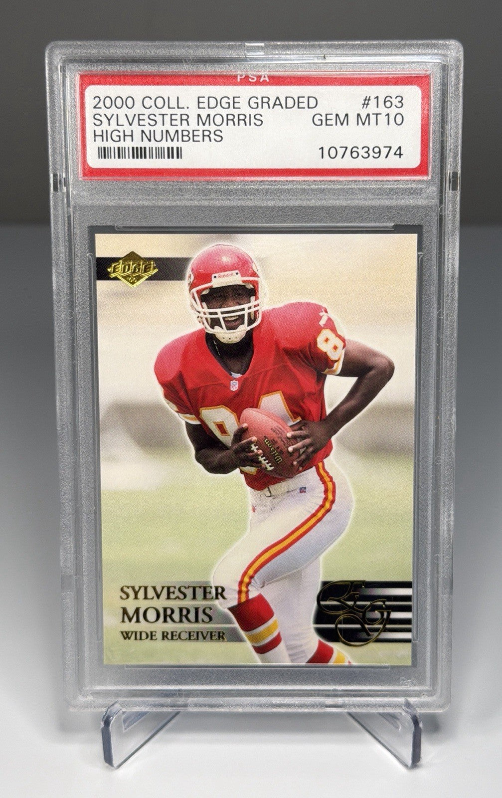 2000 Collector's Edge Graded Sylvester Morris #163 PSA 10 GEM MT Rookie RC