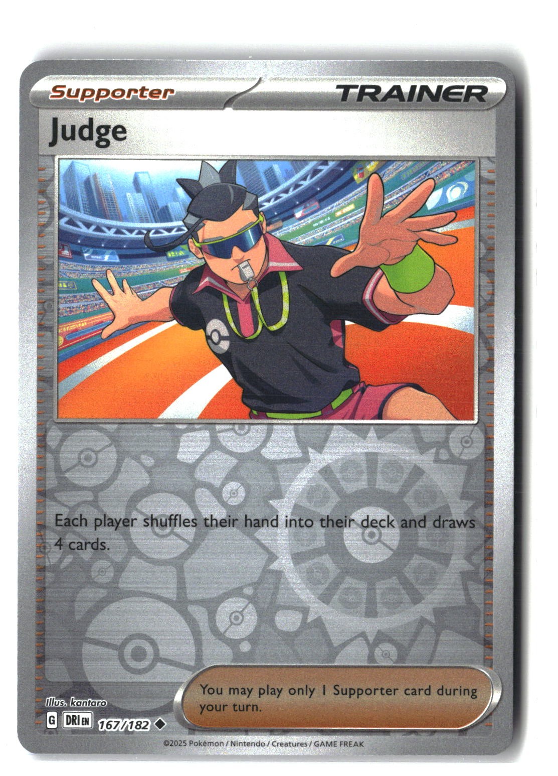 Judge Reverse Holofoil NM (Destined Rivals 167/182)