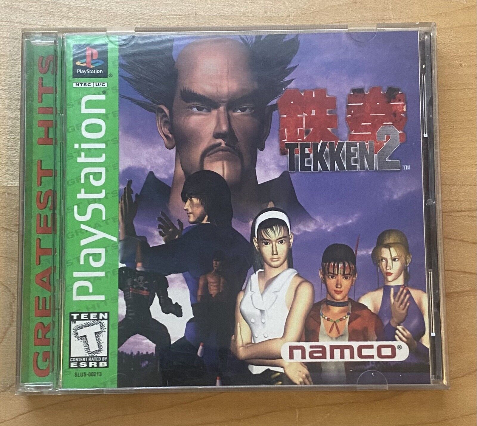 Tekken 2 (Sony PlayStation 1 PS1, 1996) CIB w/ Manual & Reg Card, Tested