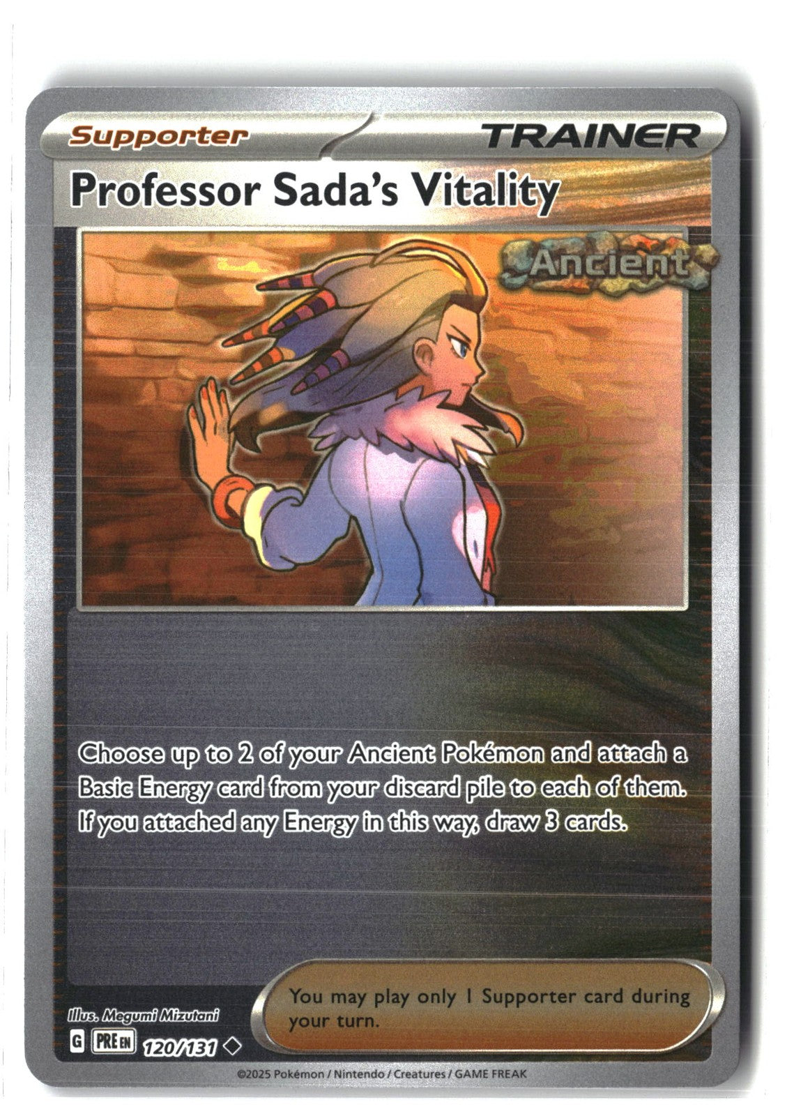 Professor Sada's Vitality Reverse Holofoil NM (SV: Prismatic Evolutions 120/131)