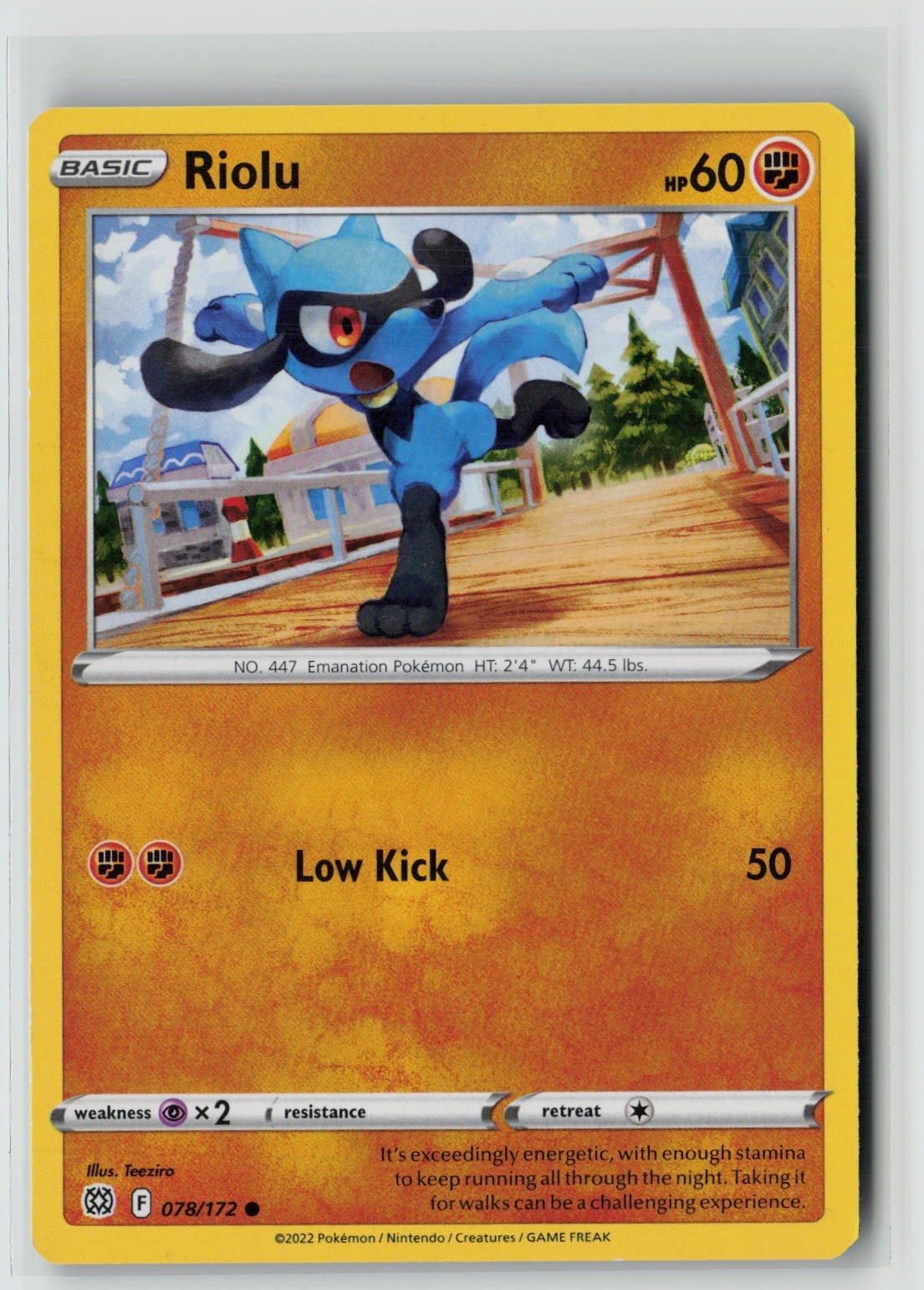 Riolu (SWSH09: Brilliant Stars 078/172) NM