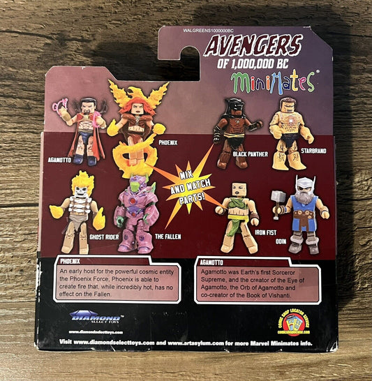 Marvel Minimates Walgreens Exclusive Avengers 1000000 BC Bundle Of 3 Packs Of 2