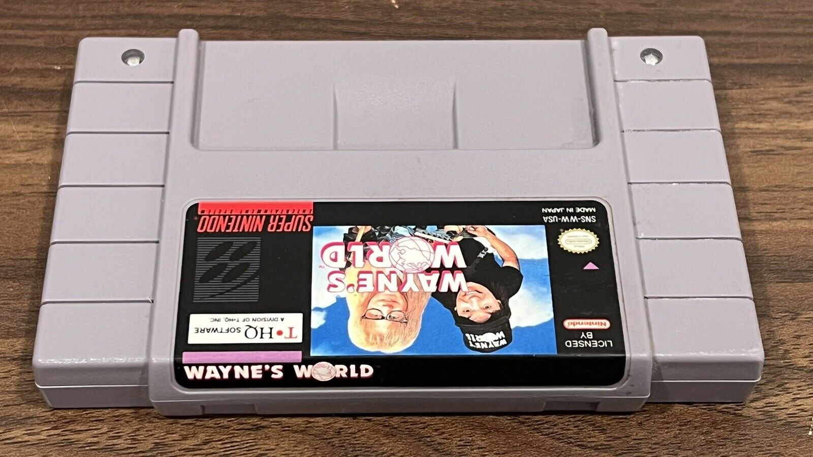 Wayne's World - Authentic Super Nintendo Game SNES - Tested