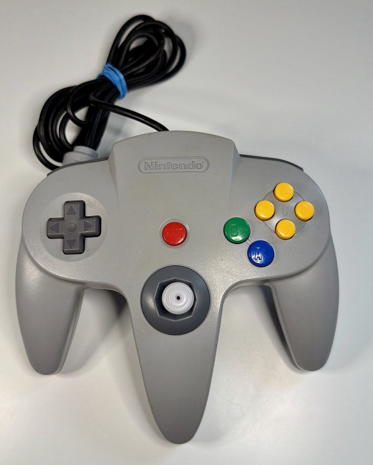 Grey Gray N64 Nintendo 64 Controller OEM w/ 8BitDo Hall Effect Joystick Tested