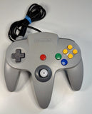 Grey Gray N64 Nintendo 64 Controller OEM w/ 8BitDo Hall Effect Joystick Tested