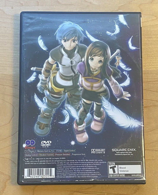 Star Ocean: Till the End of Time (PlayStation 2 PS2, 2004) CIB W/ Manual & Reg