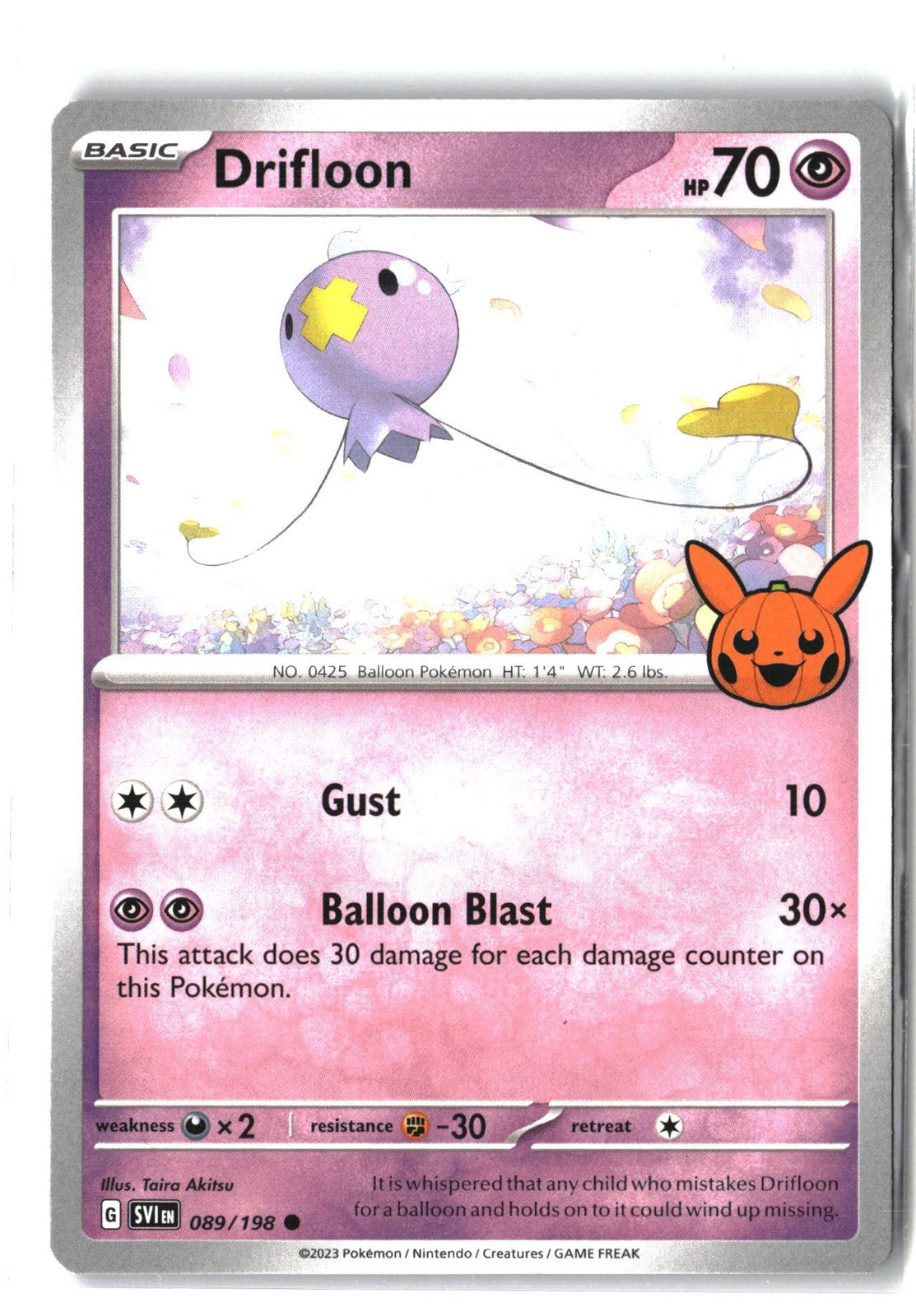 Drifloon (Scarlet & Violet Base Set 089/198) NM