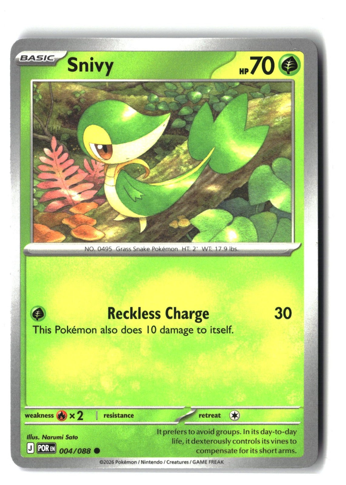 Snivy (Perfect Order 004/088) NM