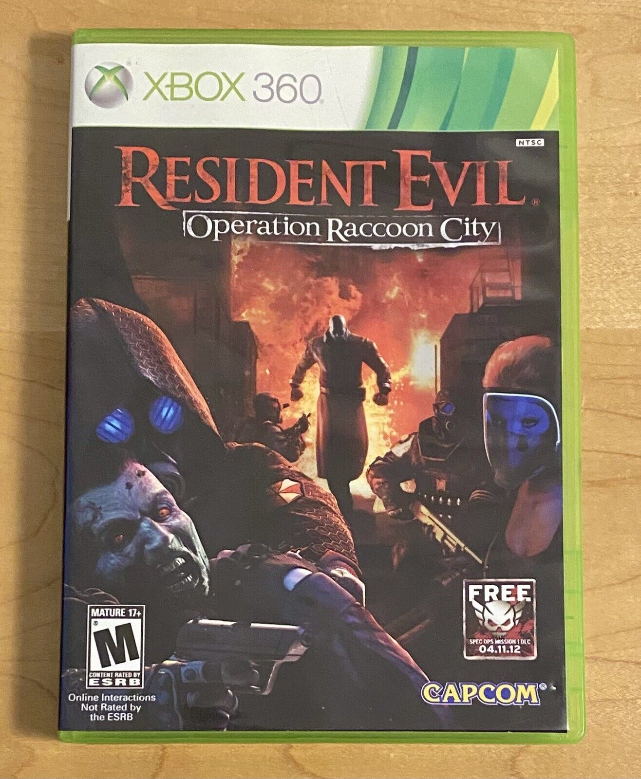 Resident Evil: Operation Raccoon City (Microsoft Xbox 360, 2012) CIB W/ Manual