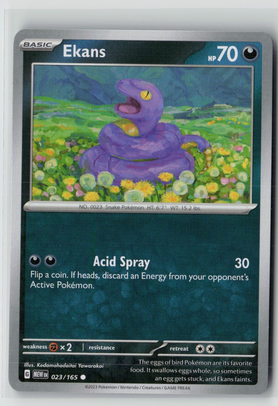 Ekans (SV: Scarlet & Violet 151 023/165) NM