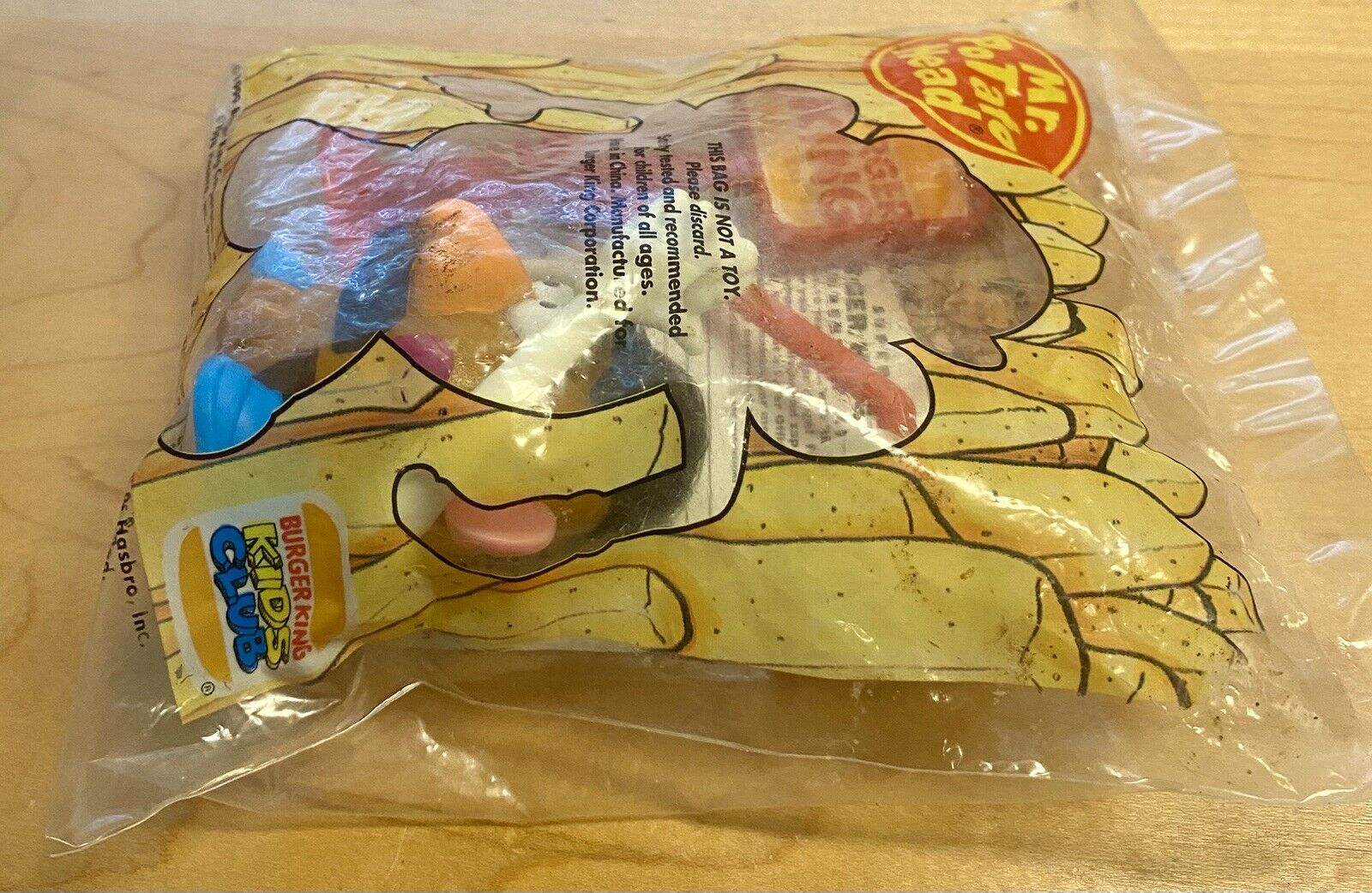 Vintage New 1998 Hasbro Mr. Potato Head - Burger King Toy