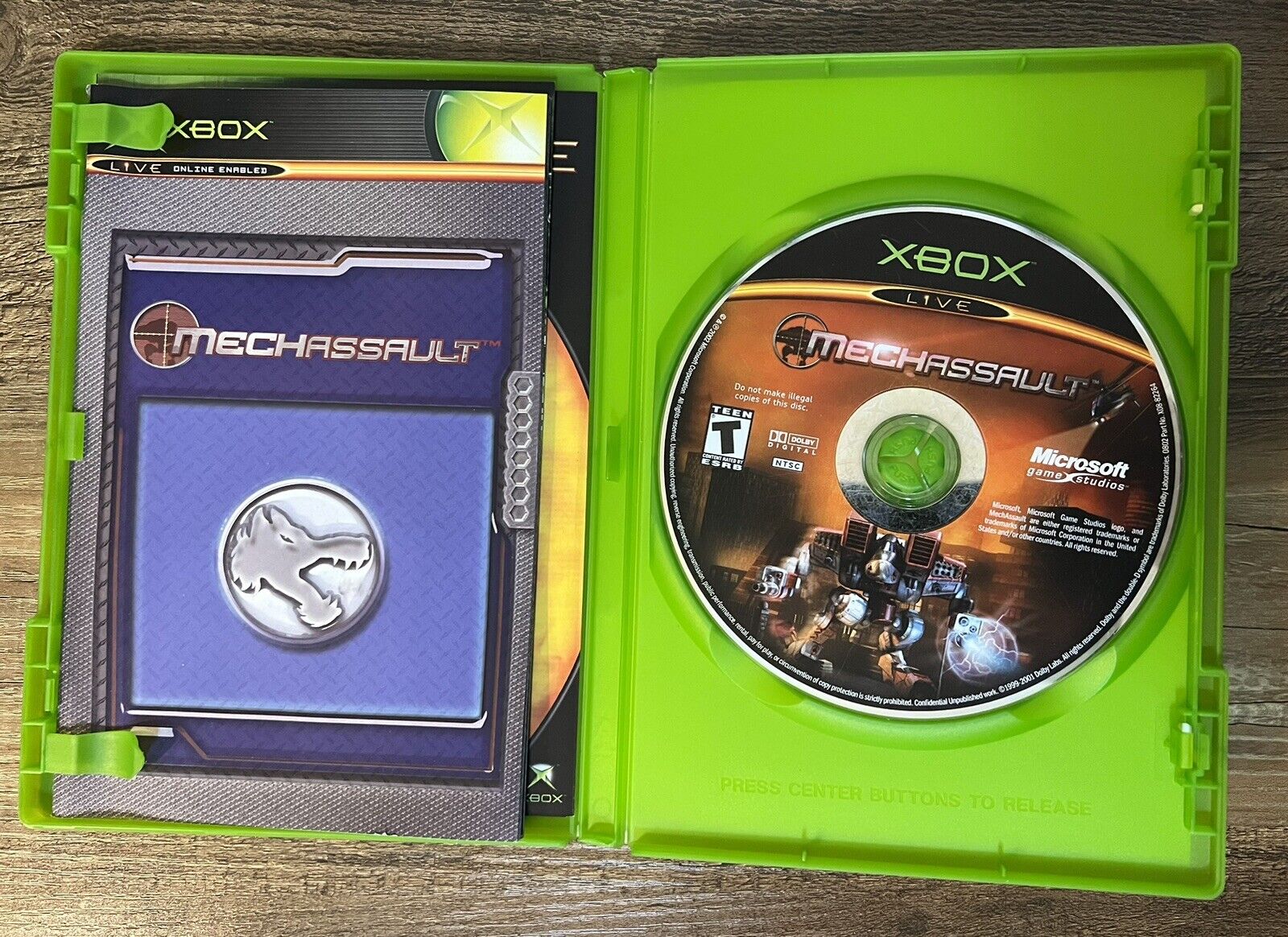 MechAssault (Microsoft Xbox, 2002) Complete