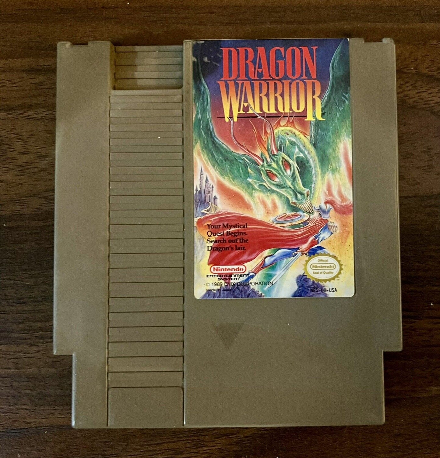 Dragon Warrior (Nintendo NES, 1989) Authentic Tested & Works!