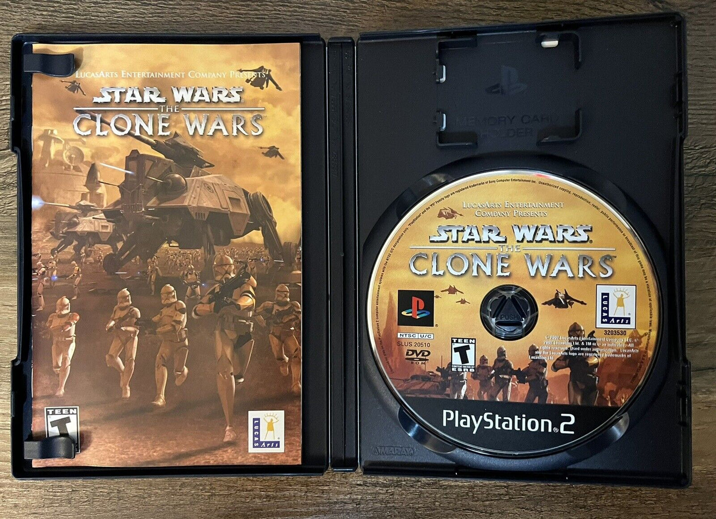 Star Wars Battlefront 1 & 2 + Star Wars The Clone Wars Playstation 2 Tested