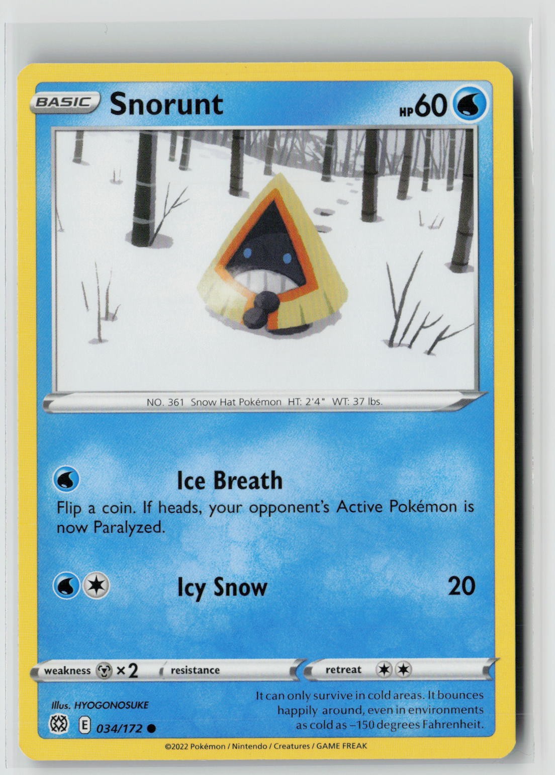 Snorunt (SWSH09: Brilliant Stars 034/172) NM