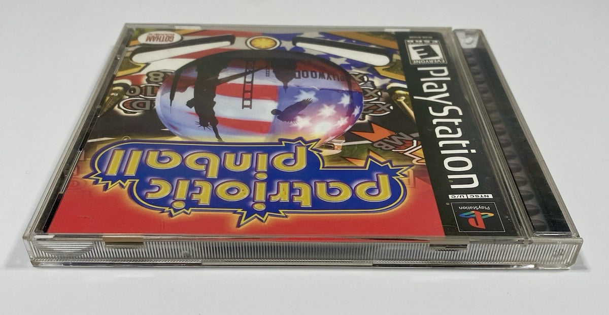 Patriotic Pinball (Sony PlayStation 1 2003) PS1, CIB W/ Manual, Tested Read Desc