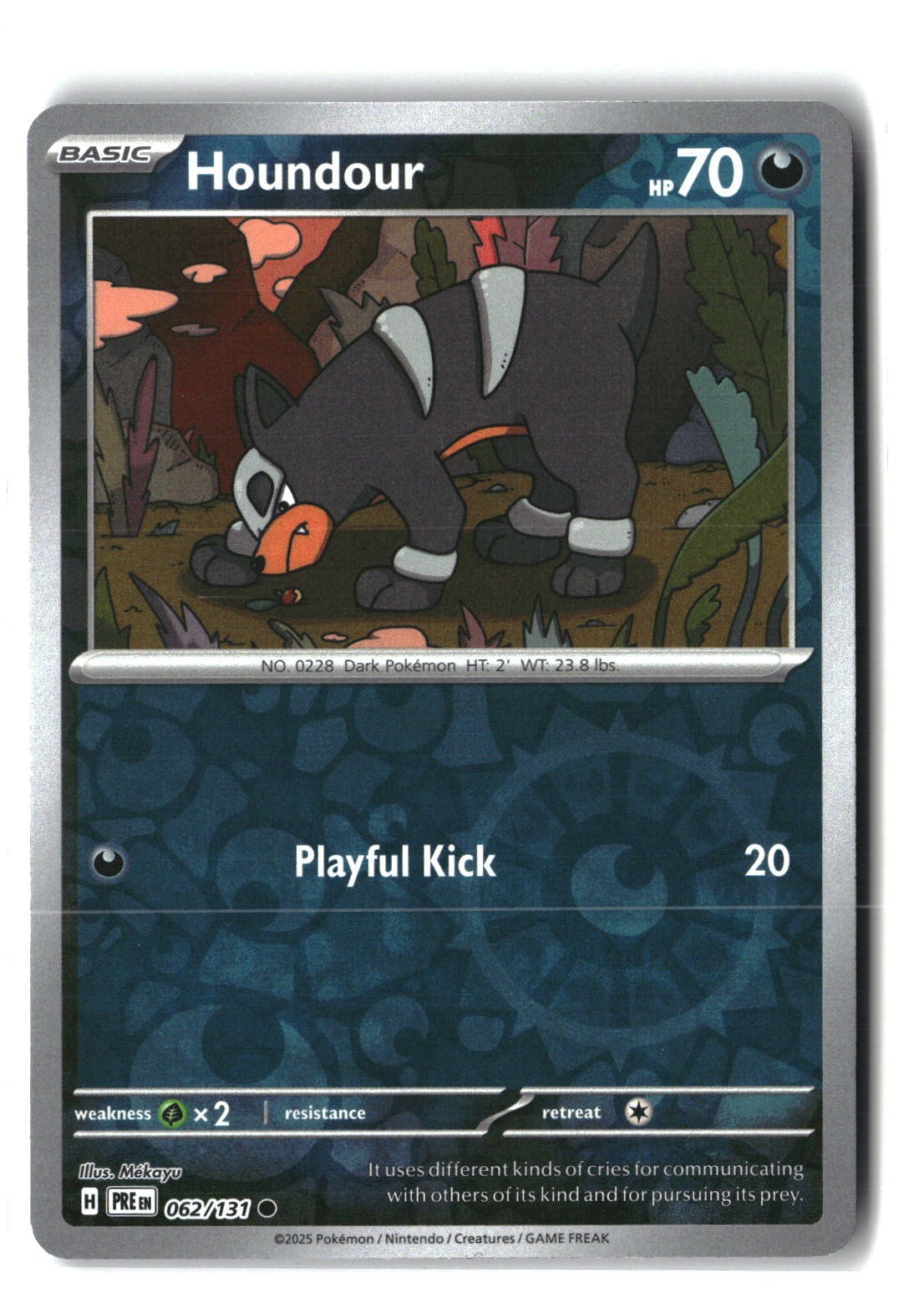 Houndour Reverse Holofoil NM (SV: Prismatic Evolutions 062/131)