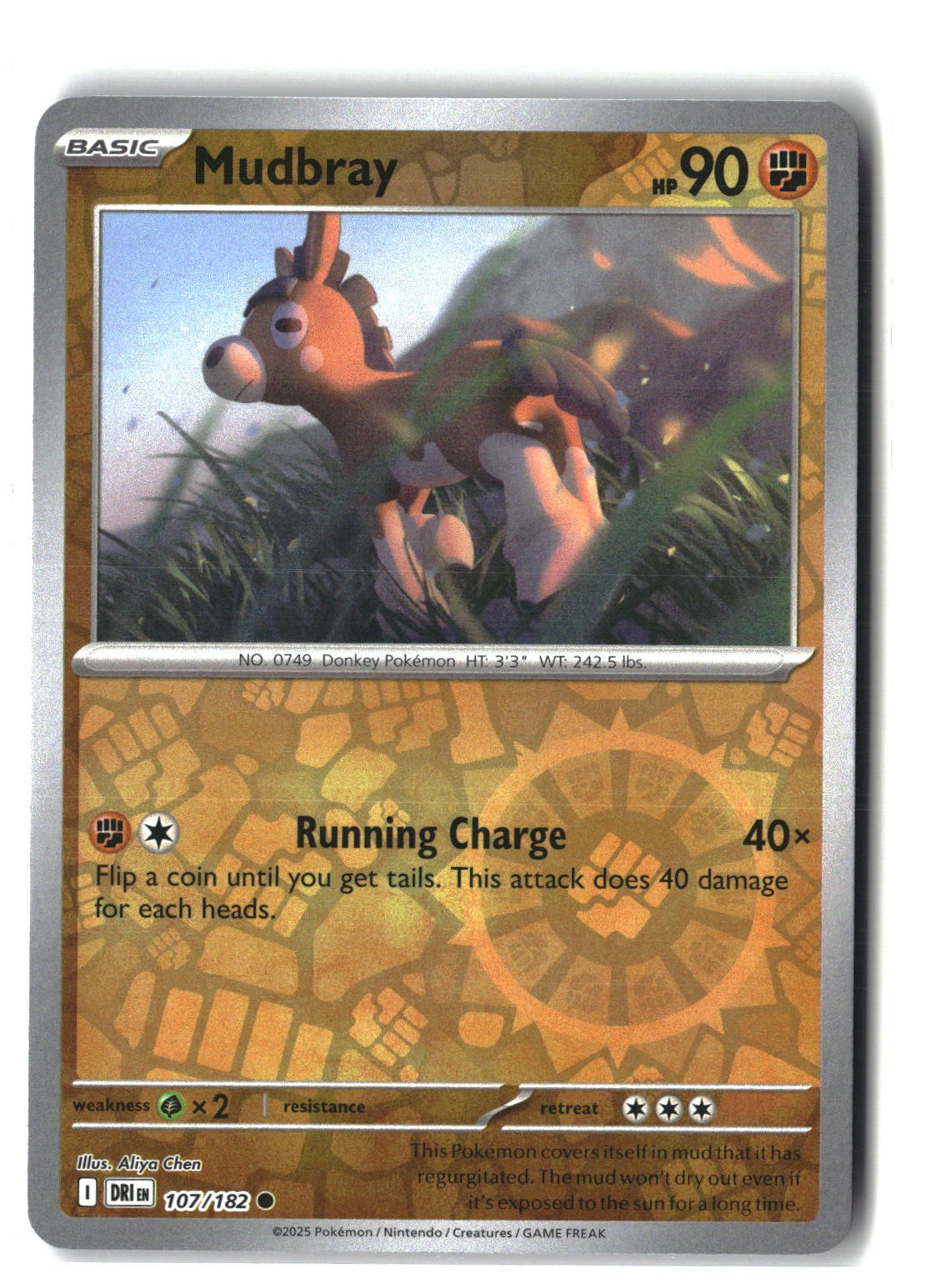 Mudbray Reverse Holofoil NM (Destined Rivals 107/182)