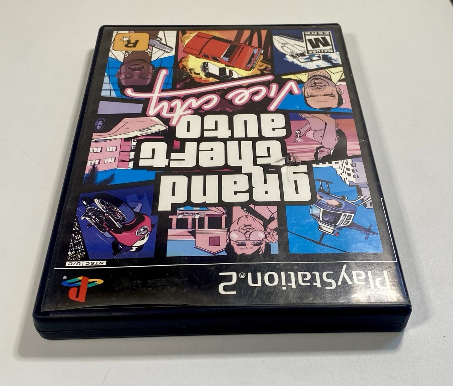 Grand Theft Auto Vice City PlayStation 2 PS2 CIB Complete W/ Manual & Map Works