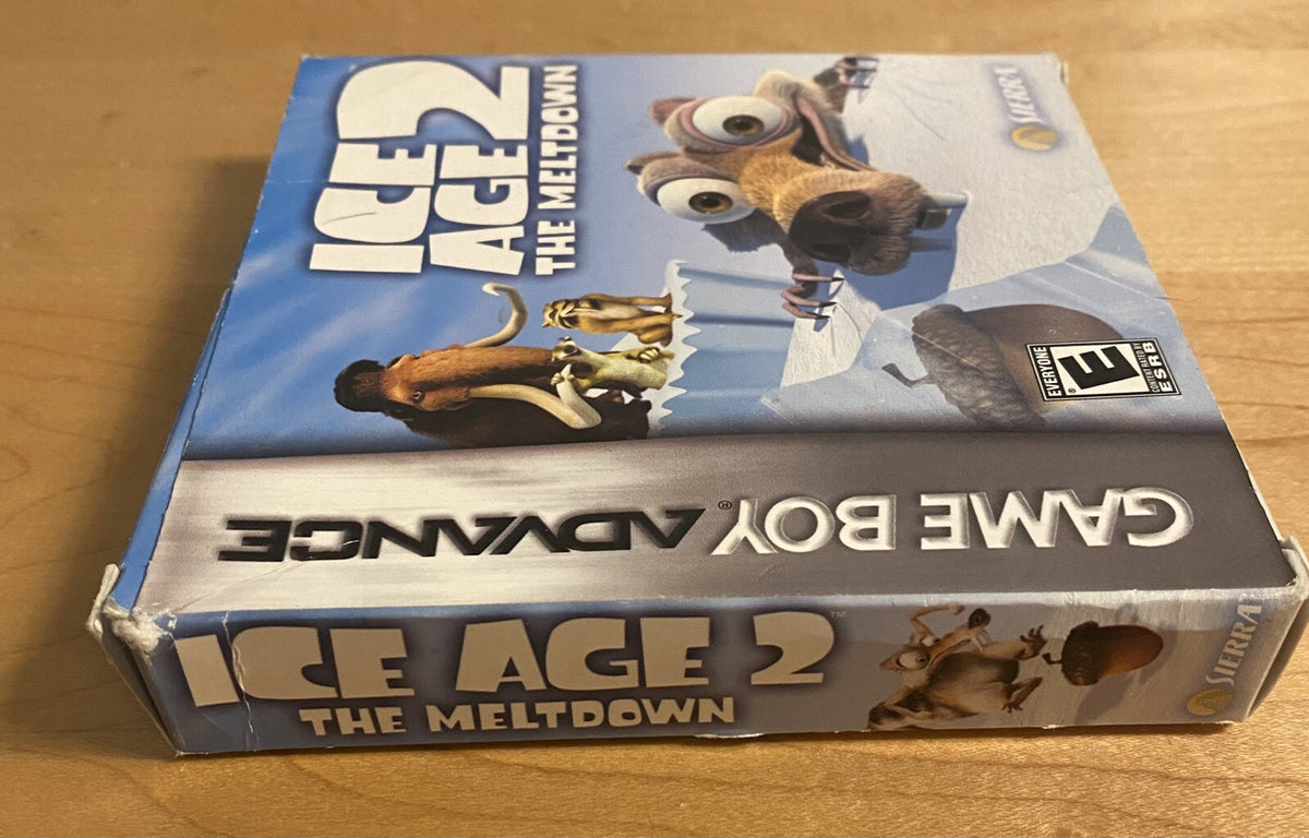 Ice Age 2: The Meltdown (Nintendo Game Boy Advance GBA, 2006) CIB W/ Manual