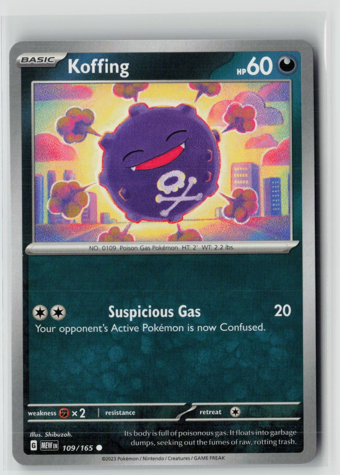 Koffing (SV: Scarlet & Violet 151 109/165) NM