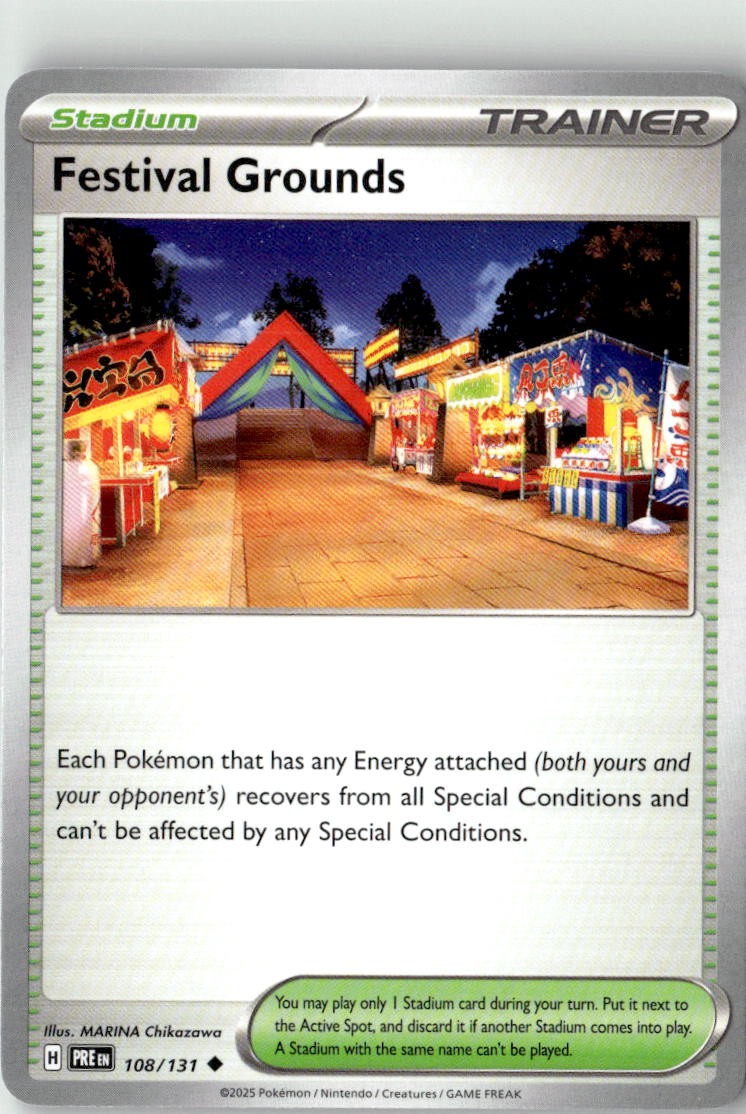 Festival Grounds (SV: Prismatic Evolutions 108/131) NM