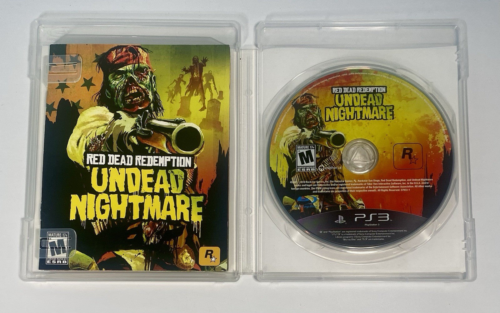 Red Dead Redemption: Undead Nightmare (Sony PlayStation 3, 2010) PS3 CIB Works