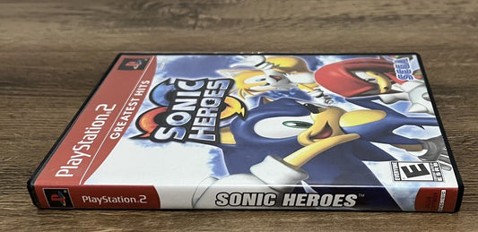 Playstation 2 PS2 Sonic Heroes Greatest Hits Edition Complete Tested