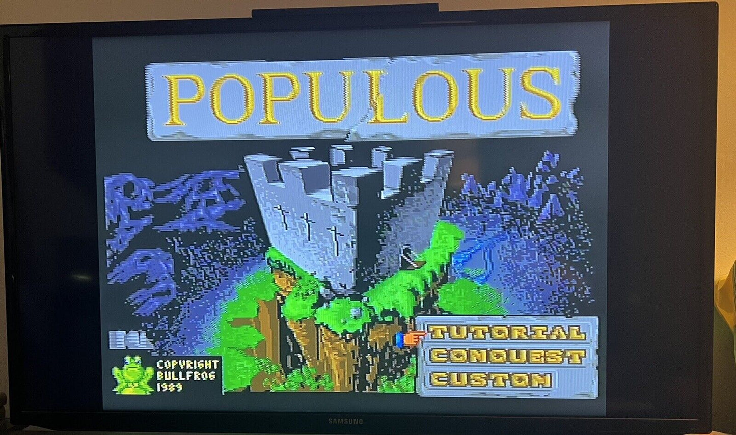 Populous - Super Nintendo SNES - Authentic Cleaned & Tested Cart Only