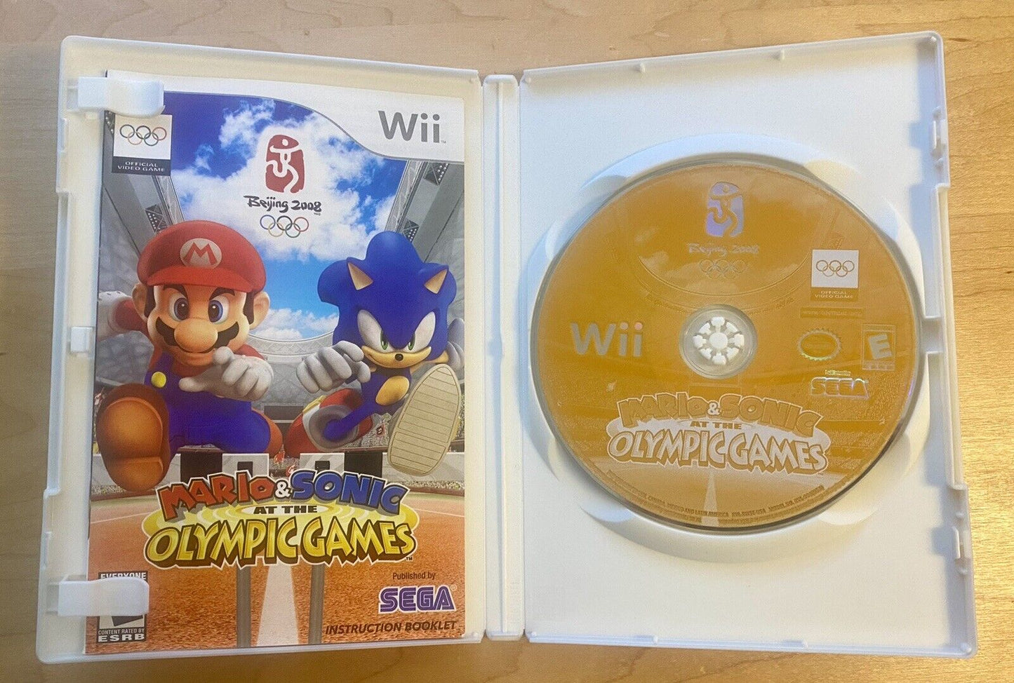 Mario & Sonic at the Olympic Games - Beijing 2008 (Nintendo Wii, 2007) CIB