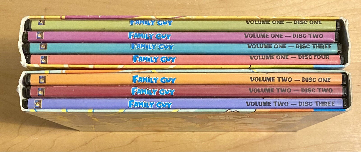 Family Guy Volume 1 & 2: 7 Disc Boxed Set 50 Episodes from Seasons 1, 2 & 3