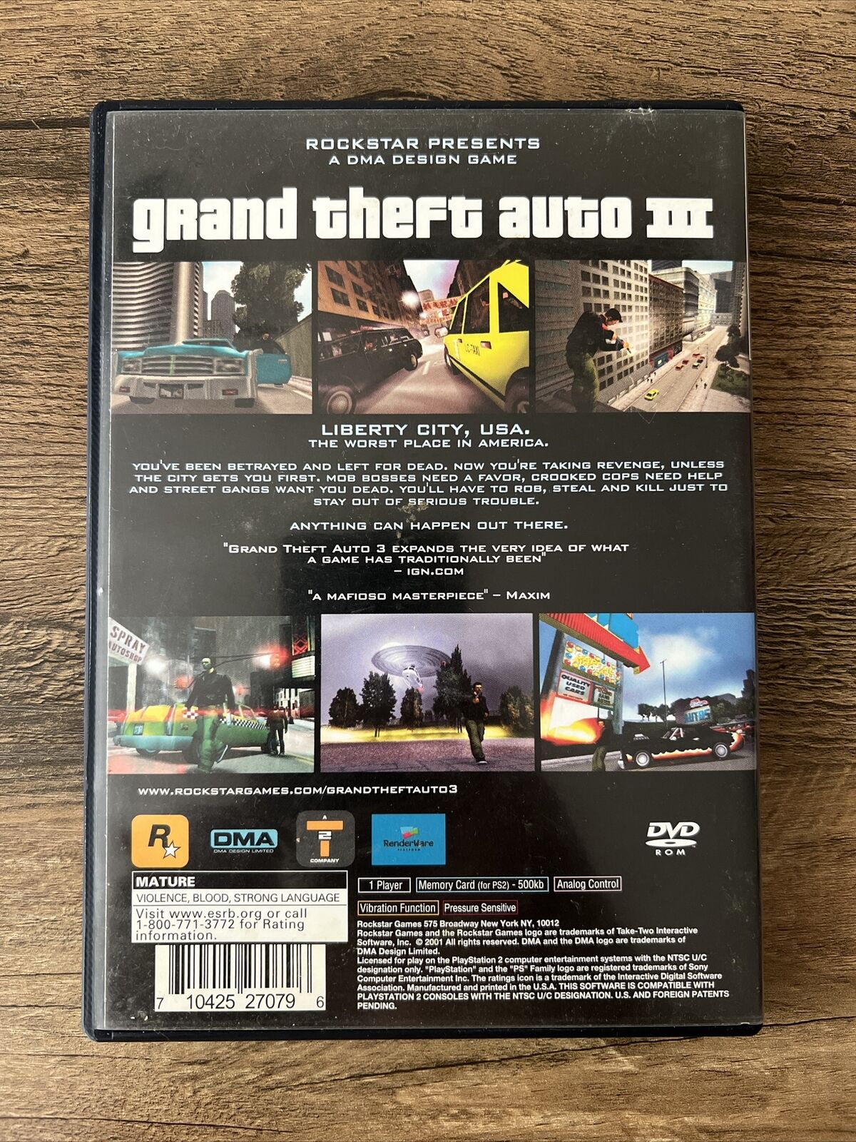 Grand Theft Auto III 3 | PlayStation 2 (PS2), 2001 | CIB | Tested & Works