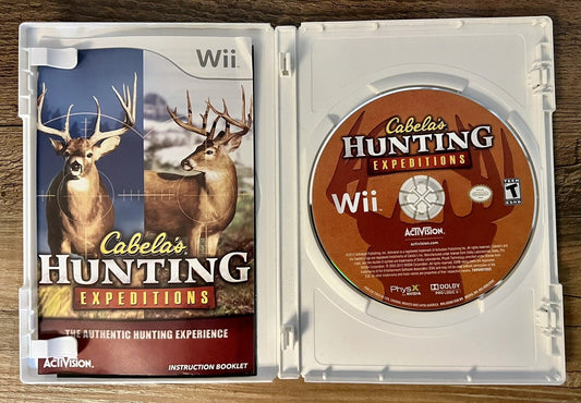 Cabela's Hunting Expeditions (Nintendo Wii, 2012) CIB, Tested And Works!