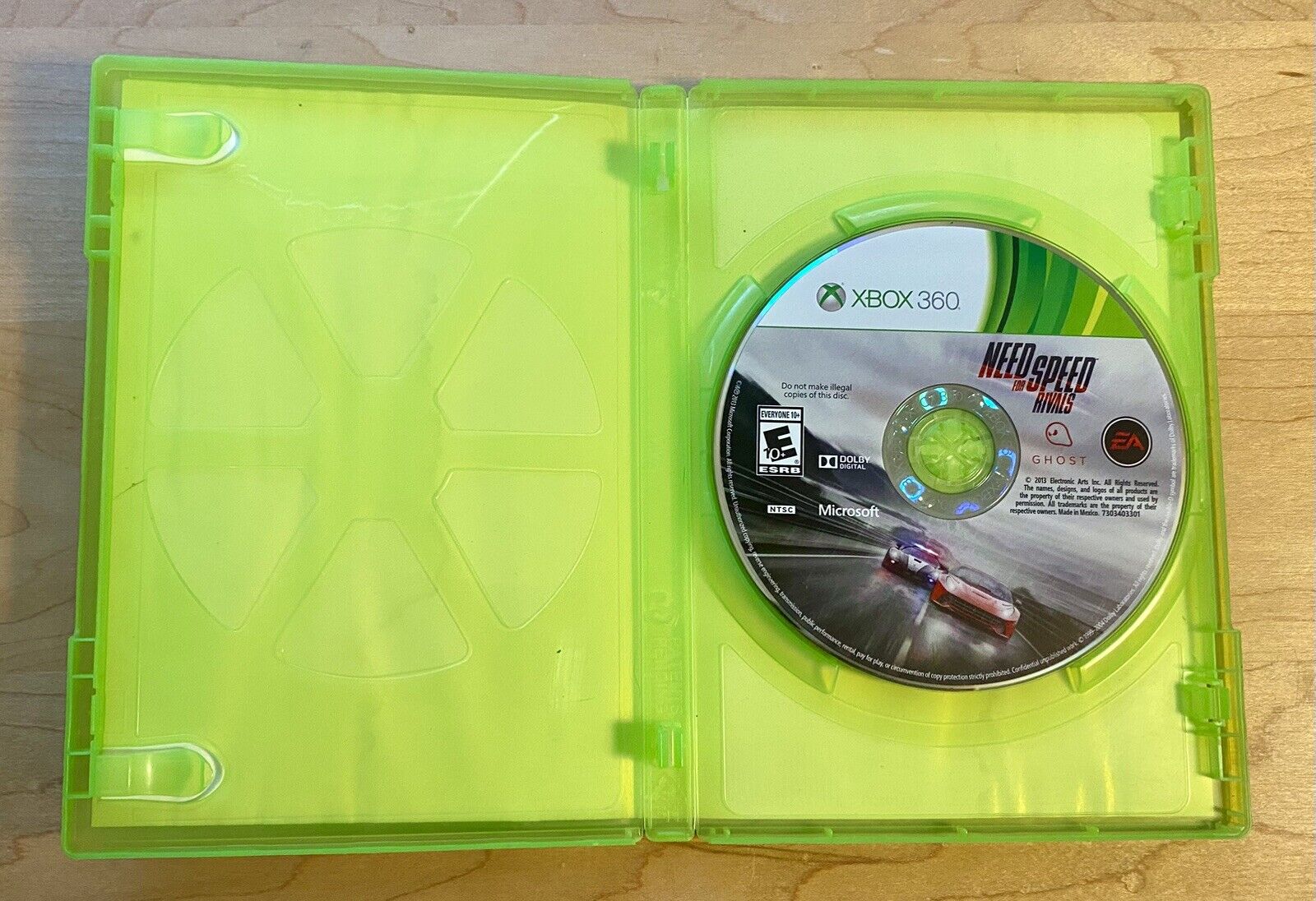 Need for Speed: Rivals ( Microsoft Xbox 360, 2013) Authentic & Tested, No Manual